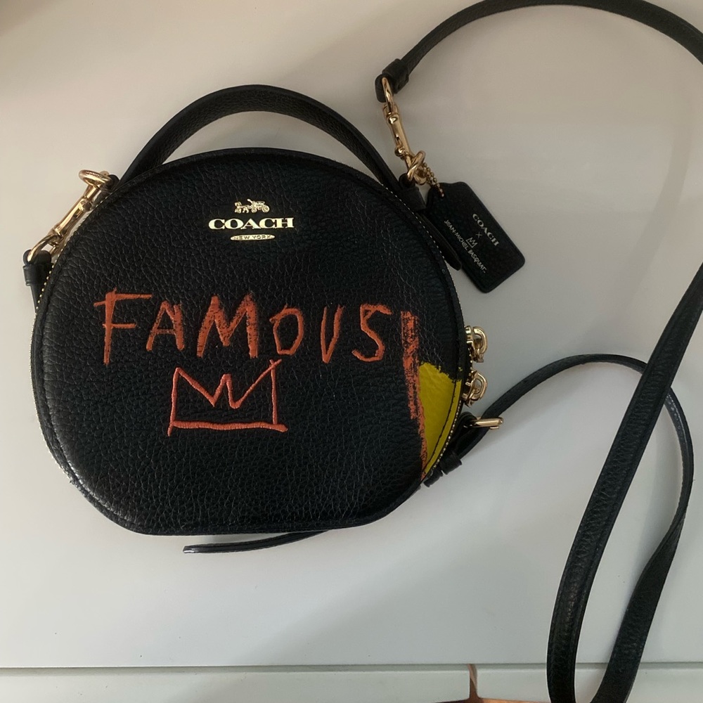 Coach limited edition Basquait canteen style, limited use . Leather
